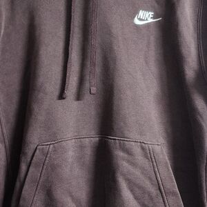 Nike Men's Dark Brown Hoodie